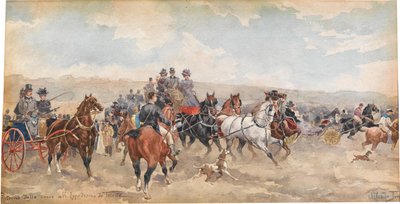 Return from the Racing Track in Trieste by Alfredo Tominz